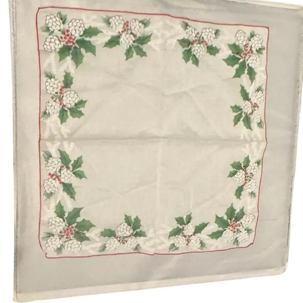 Pair‎ of vintage Christmas napkins